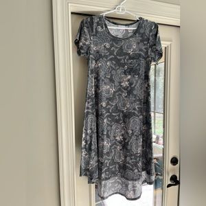 LulaRoe short sleeve tank dress, size XXS